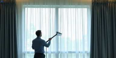 Commercial curtain stain removal service heckenberg-nsw hotels offices restaurants