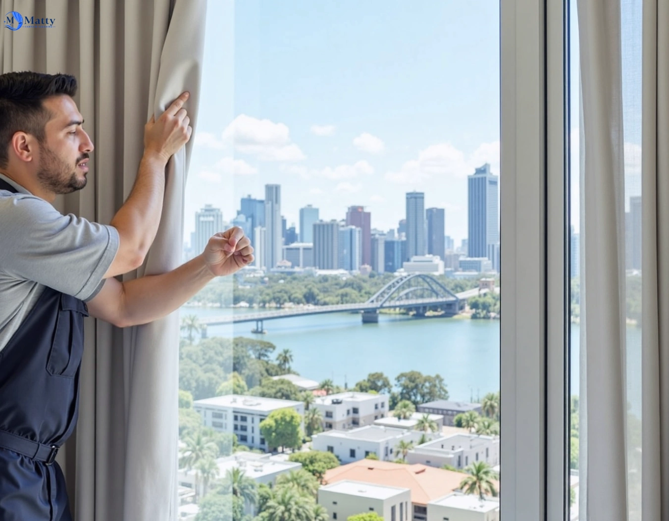 Professional curtain steam cleaning service heckenberg-nsw QLD by Matty Curtain Cleaning